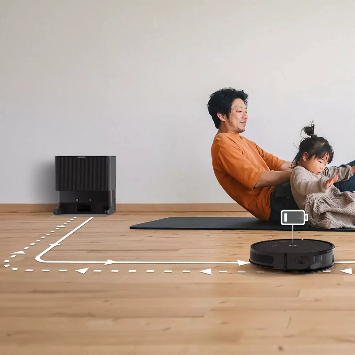 iRobot Roomba Combo 2 Essential AutoWash Dock Zwart Y0510