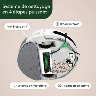 iRobot Roomba Combo Essential Robotstofzuiger Wit Y0112
