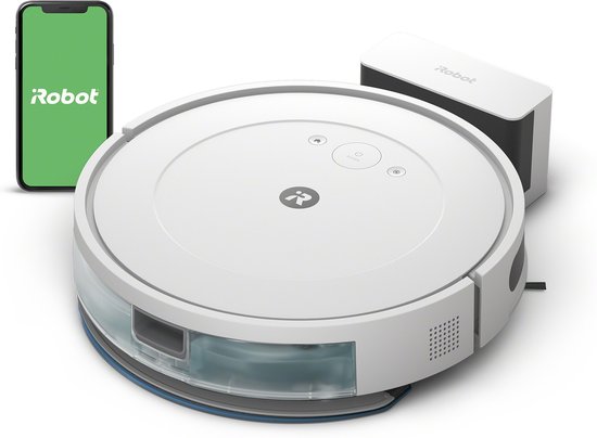 iRobot Roomba Combo Essential Robotstofzuiger Wit Y0112