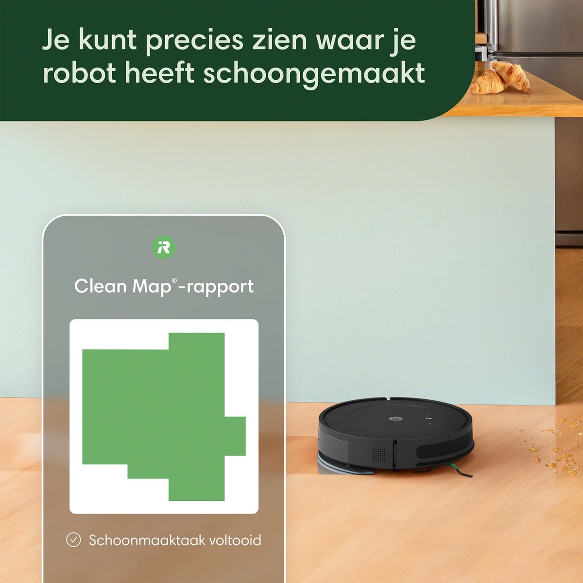 iRobot Roomba Combo Essential Robotstofzuiger Zwart Y0110
