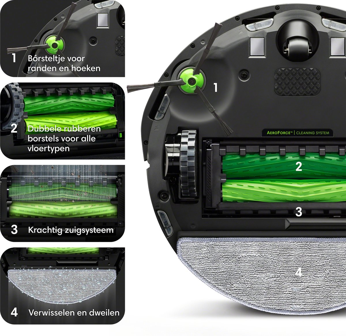 iRobot Roomba Combo i5+ Robotstofzuiger i5576