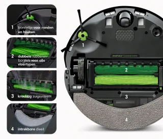 iRobot Roomba Combo j7+ Robotstofzuiger en Dweilrobot c7558