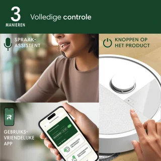 iRobot Roomba Plus 405 Combo Robotstofzuiger Wit G1852