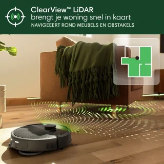 iRobot Roomba Plus 405 Combo Robotstofzuiger Zwart G1850