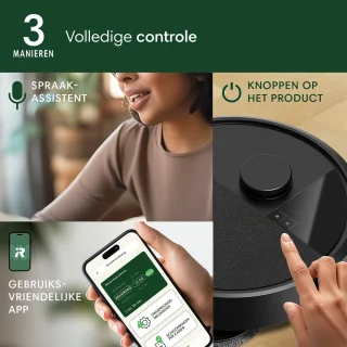 iRobot Roomba Plus 405 Combo Robotstofzuiger Zwart G1850