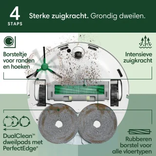 iRobot Roomba Plus 505 Combo Robotstofzuiger Wit N1852
