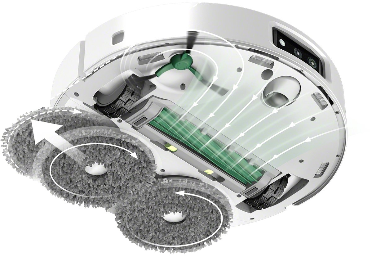 iRobot Roomba Plus 505 Combo Robotstofzuiger Wit N1852