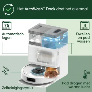 iRobot Roomba Plus 505 Combo Robotstofzuiger Wit N1852