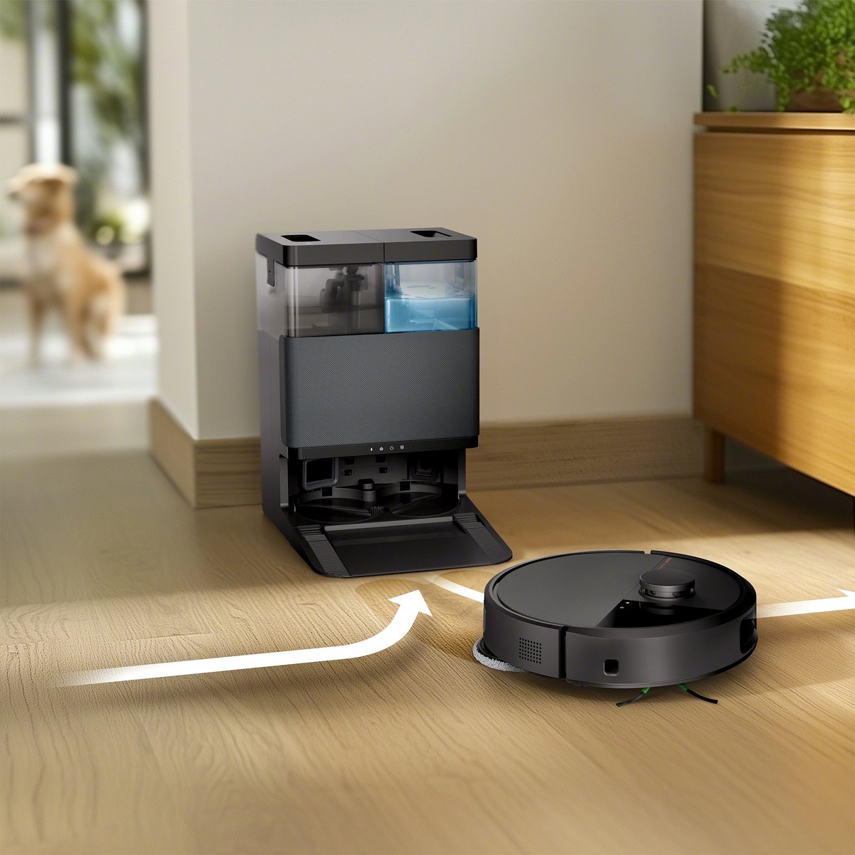 iRobot Roomba Plus 505 Combo Robotstofzuiger Zwart
