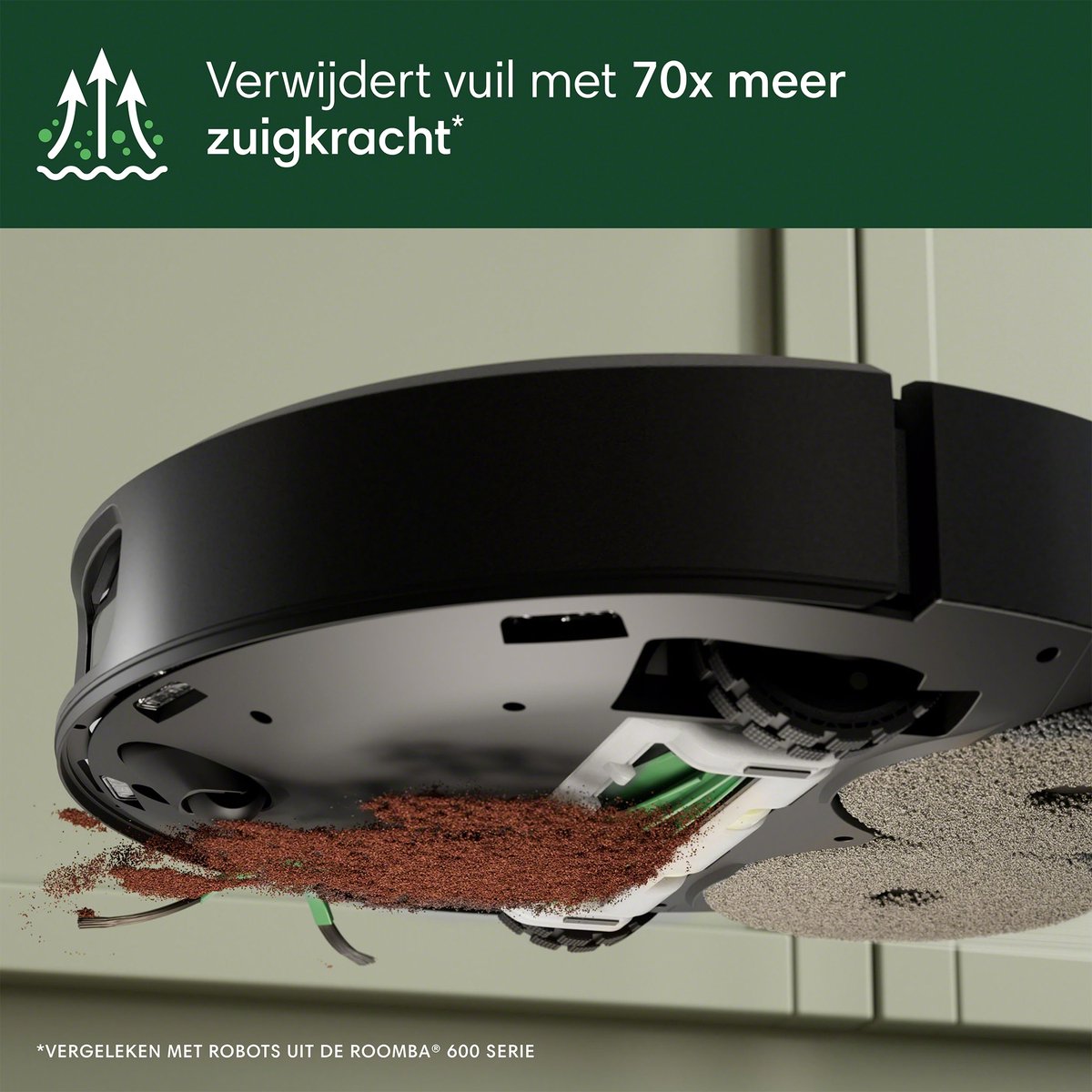 iRobot Roomba Plus 505 Combo Robotstofzuiger Zwart