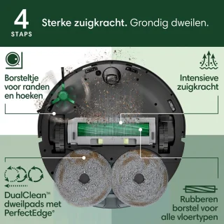iRobot Roomba Plus 505 Combo Robotstofzuiger Zwart