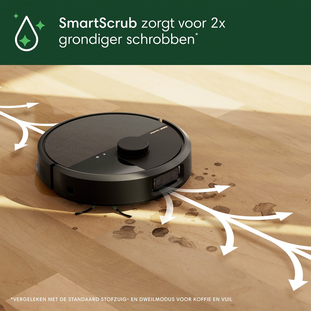 iRobot Roomba Plus 505 Combo Robotstofzuiger Zwart