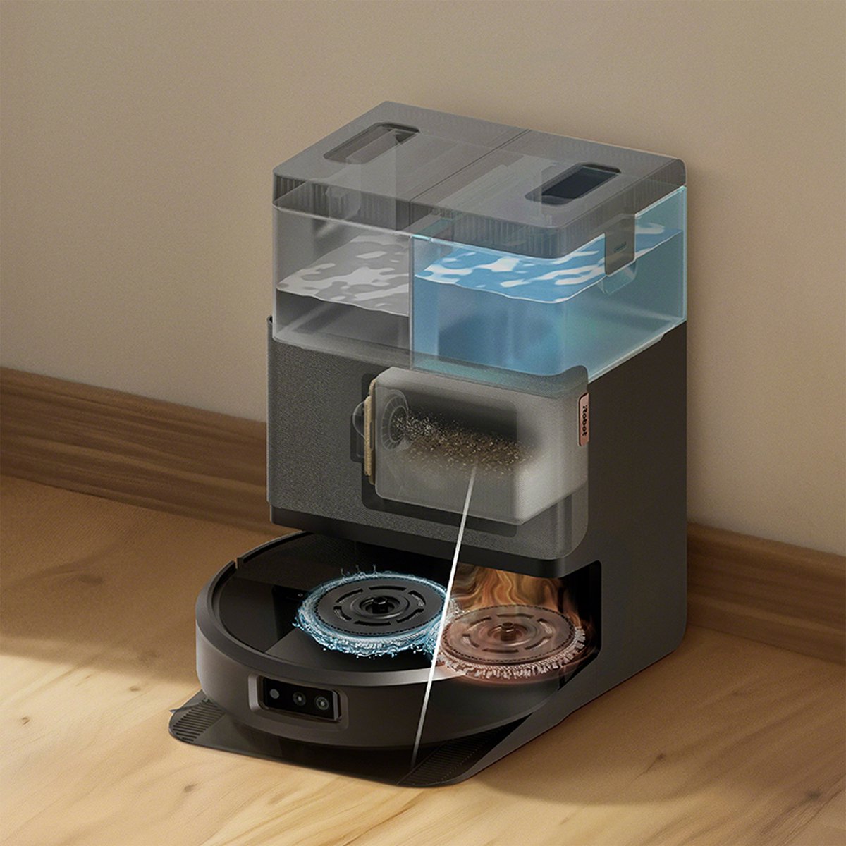 iRobot Roomba Plus 505 Combo Robotstofzuiger Zwart