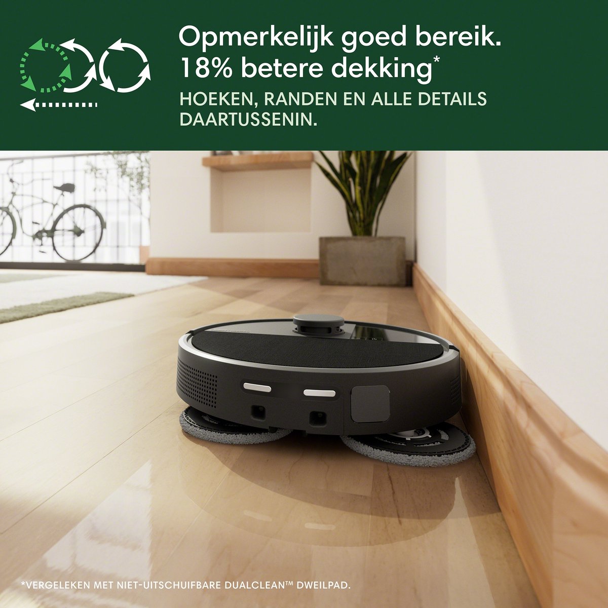 iRobot Roomba Plus 505 Combo Robotstofzuiger Zwart