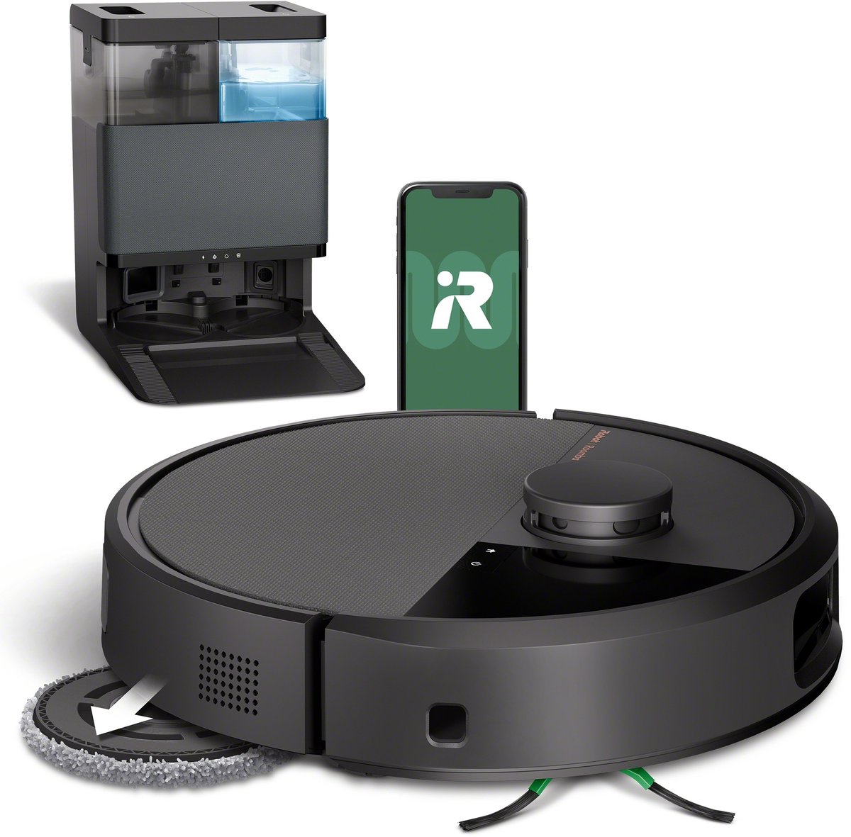 iRobot Roomba Plus 505 Combo Robotstofzuiger Zwart