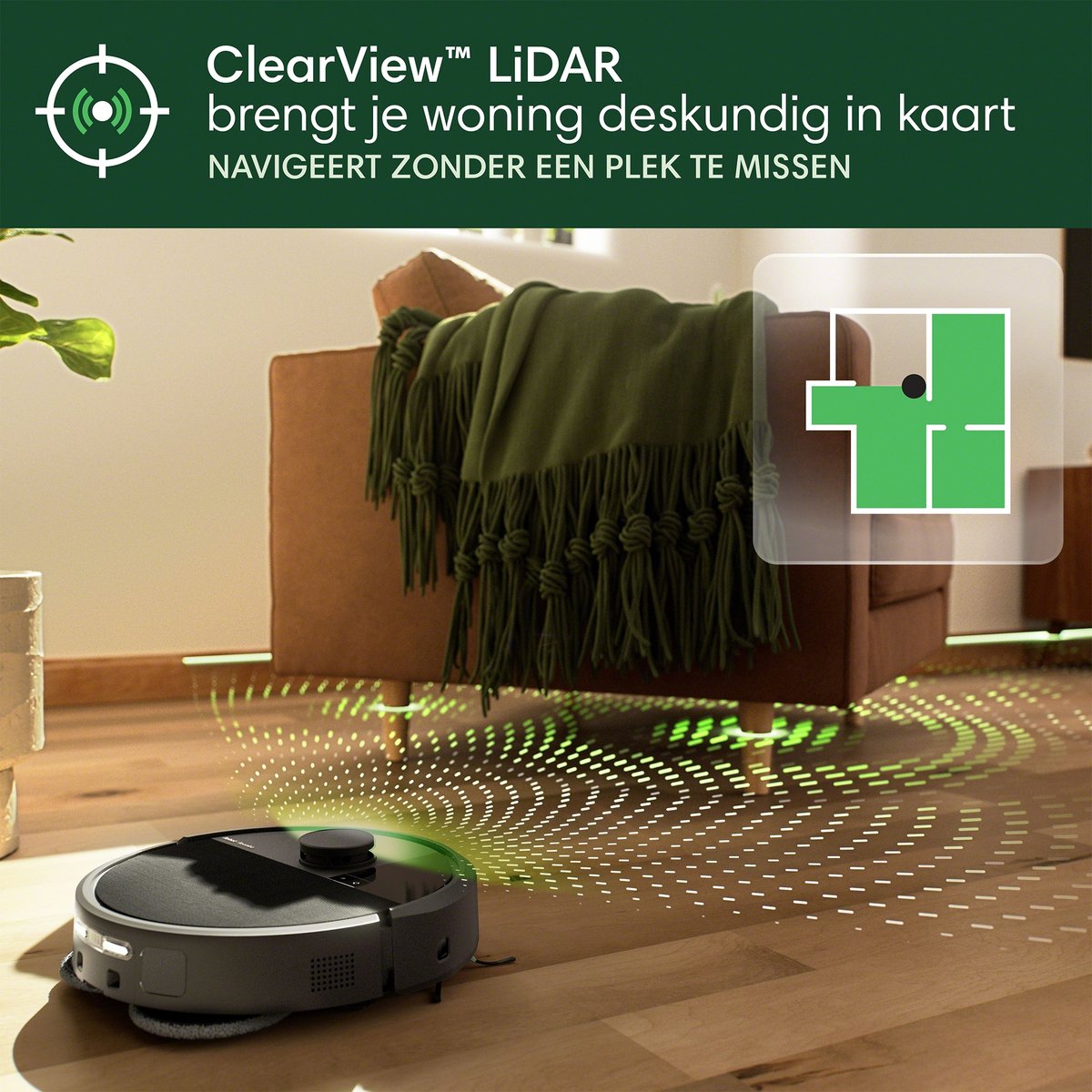 iRobot Roomba Plus 505 Combo Robotstofzuiger Zwart