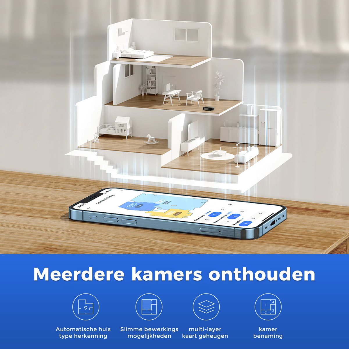 ItsaMotion M30 PRO Robotstofzuiger met Dweilfunctie