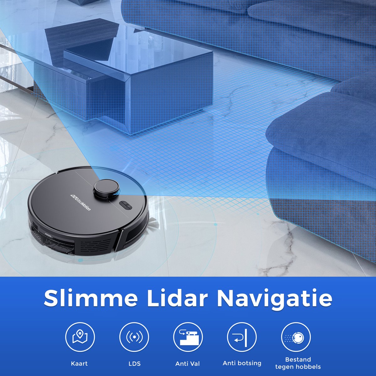 ItsaMotion M30 PRO Robotstofzuiger met Dweilfunctie