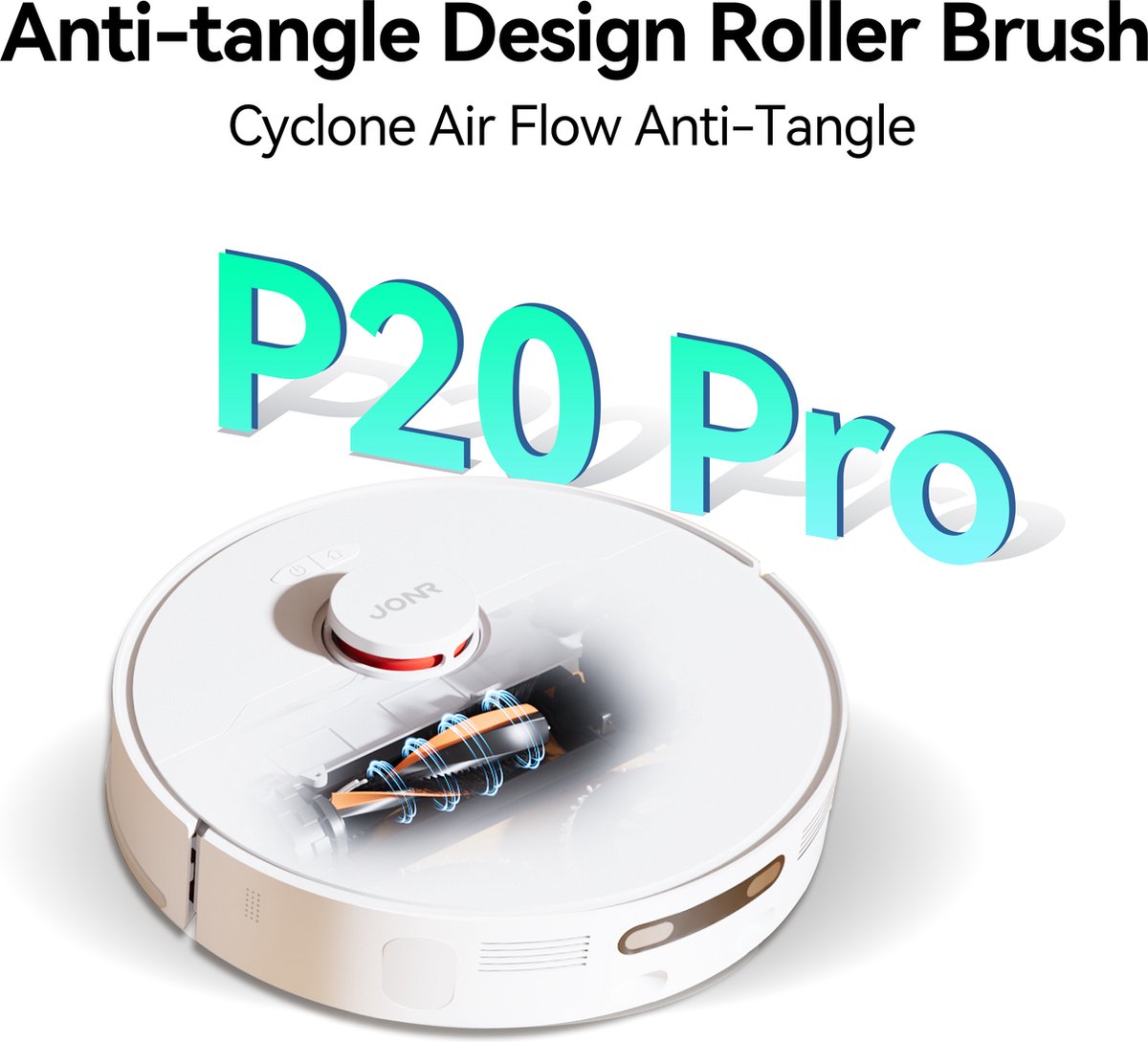 JONR P20 Pro Robotstofzuiger met Laadstation