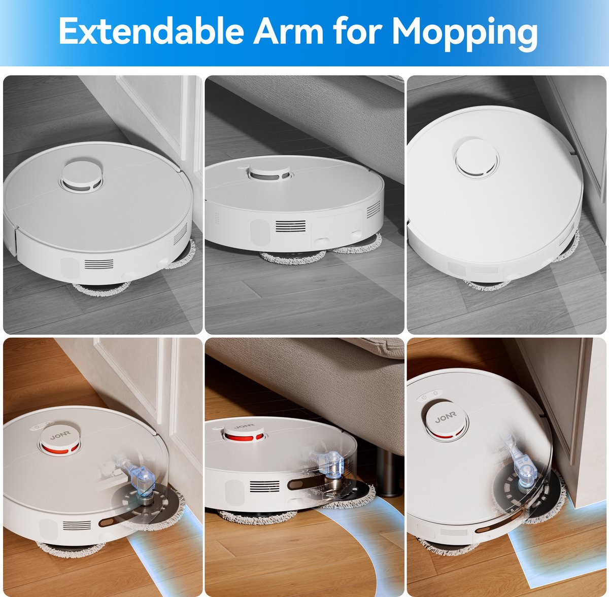 JONR P20 Pro Robotstofzuiger met Laadstation