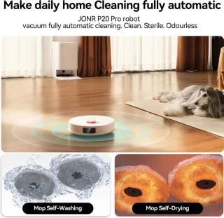 JONR P20 Pro Robotstofzuiger met Laadstation