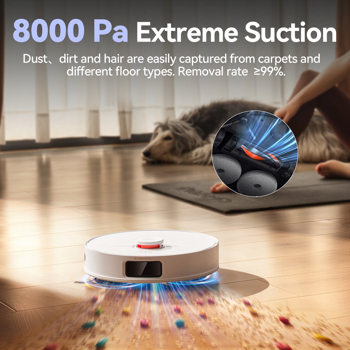 JONR P20 Pro Robotstofzuiger met Laadstation
