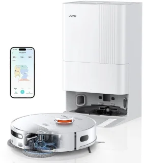 JONR Robotstofzuiger Pro Wit met Laad- en Leegstation