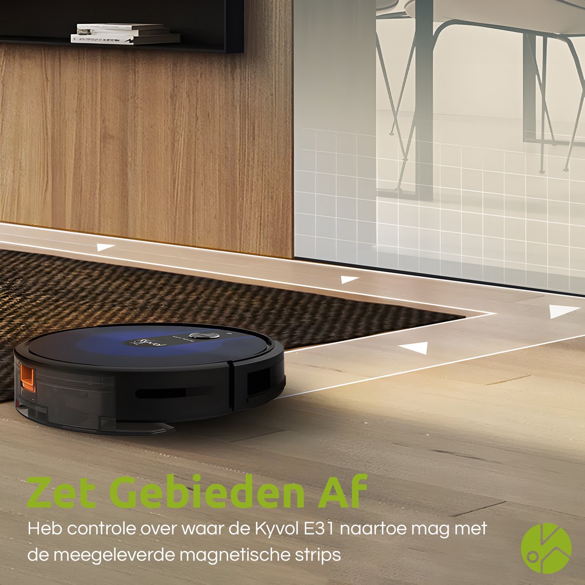 Kyvol Cybovac E31 Robotstofzuiger en Dweil