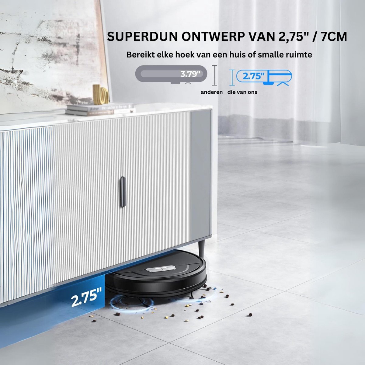 Laresar Evol 3 Robotstofzuiger met Laadstation