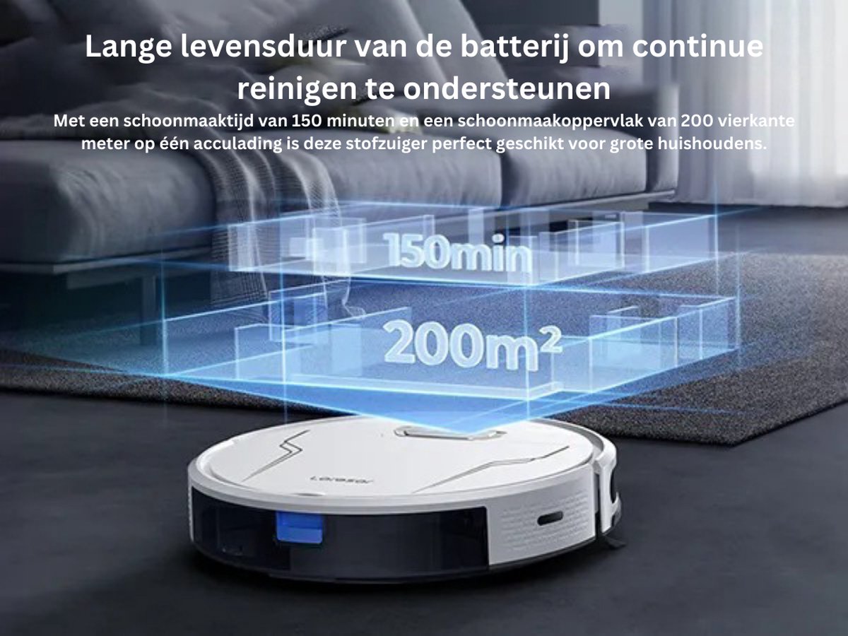 Laresar Evol 3s Wit Robotstofzuiger Met Laadstation
