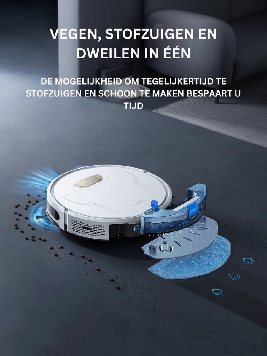 Laresar Evol 3s Wit Robotstofzuiger Met Laadstation