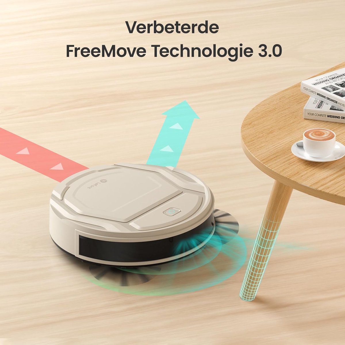 Lefant Robotstofzuiger M210 Beige