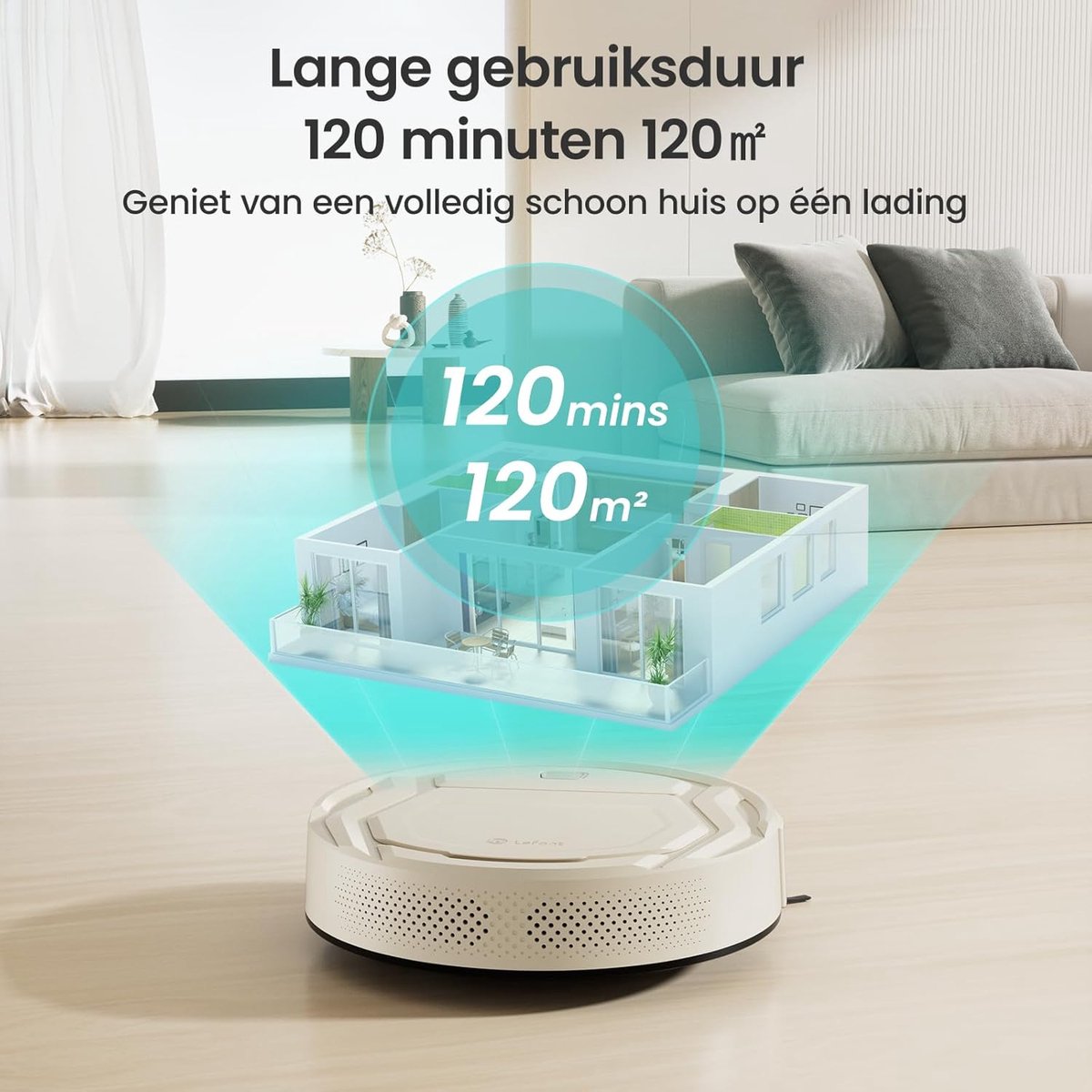Lefant Robotstofzuiger M210 Beige