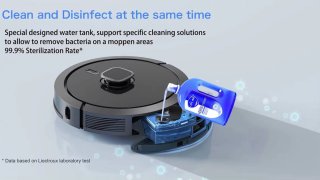 LIECTROUX G7 Robotstofzuiger met Dweil en Leegstation