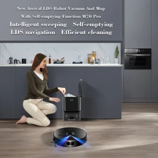 Liectroux M70 Pro Robotstofzuiger – Zwart