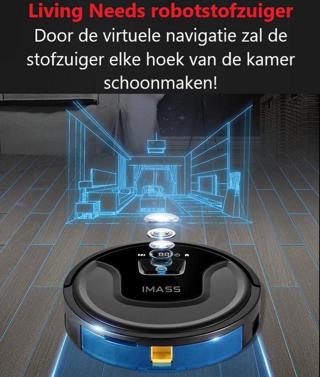 Living Needs Robotstofzuiger met dweilfunctie