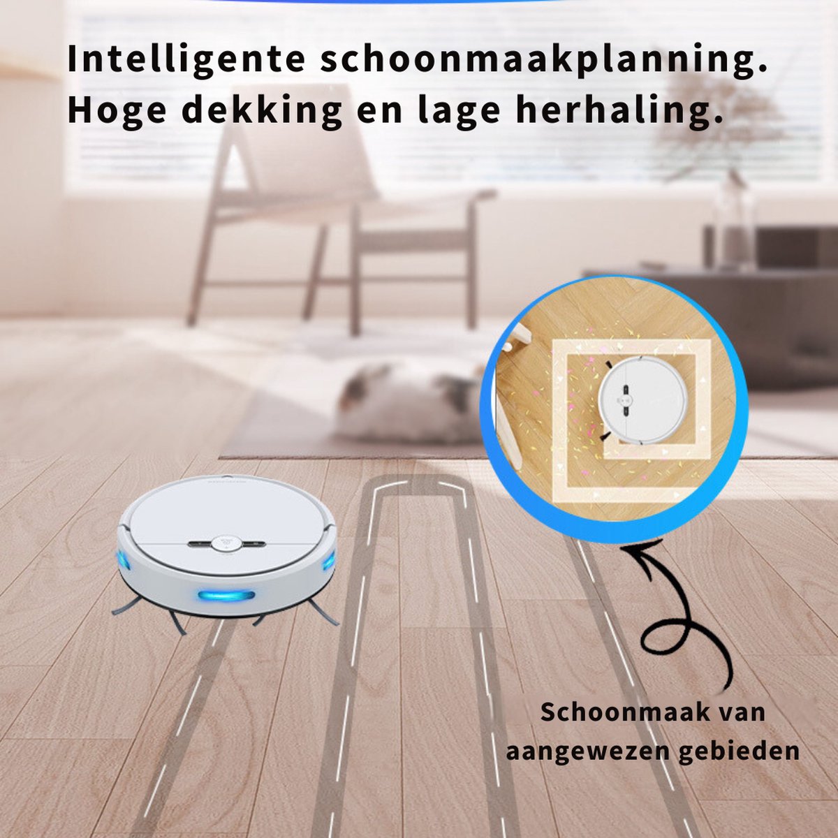 Livista Robotstofzuiger met Dweilfunctie en Automatisch Oplaadstation