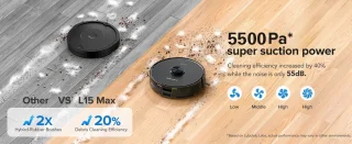Lubluelu L15 Max Robotstofzuiger & Dweilcombinatie