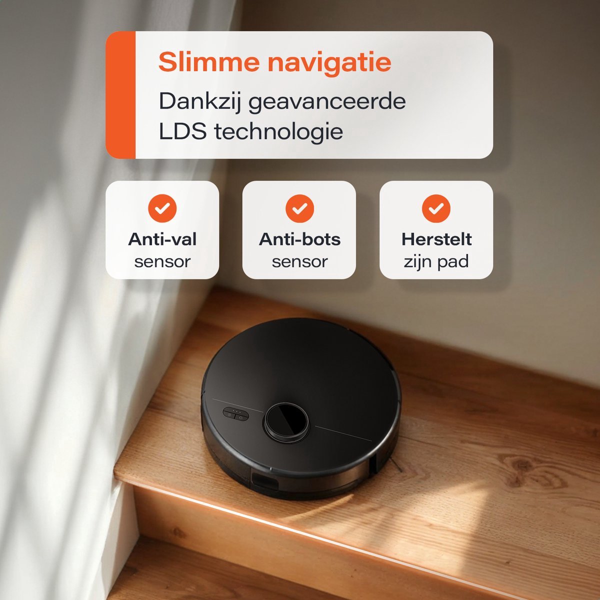 LuminAmore Pro robotstofzuiger zwart