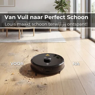 Wat vinden we goed aan de LuxaLife Louis V1 Robotstofzuiger