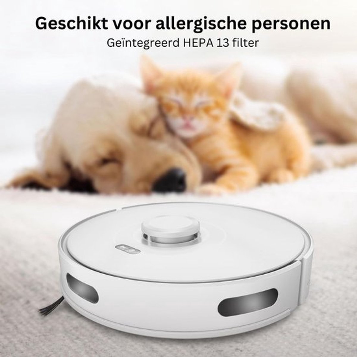 Luxe Dweilrobot 2-in-1 Wit