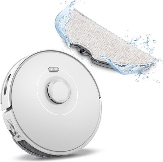 Luxe Dweilrobot 2-in-1 Wit