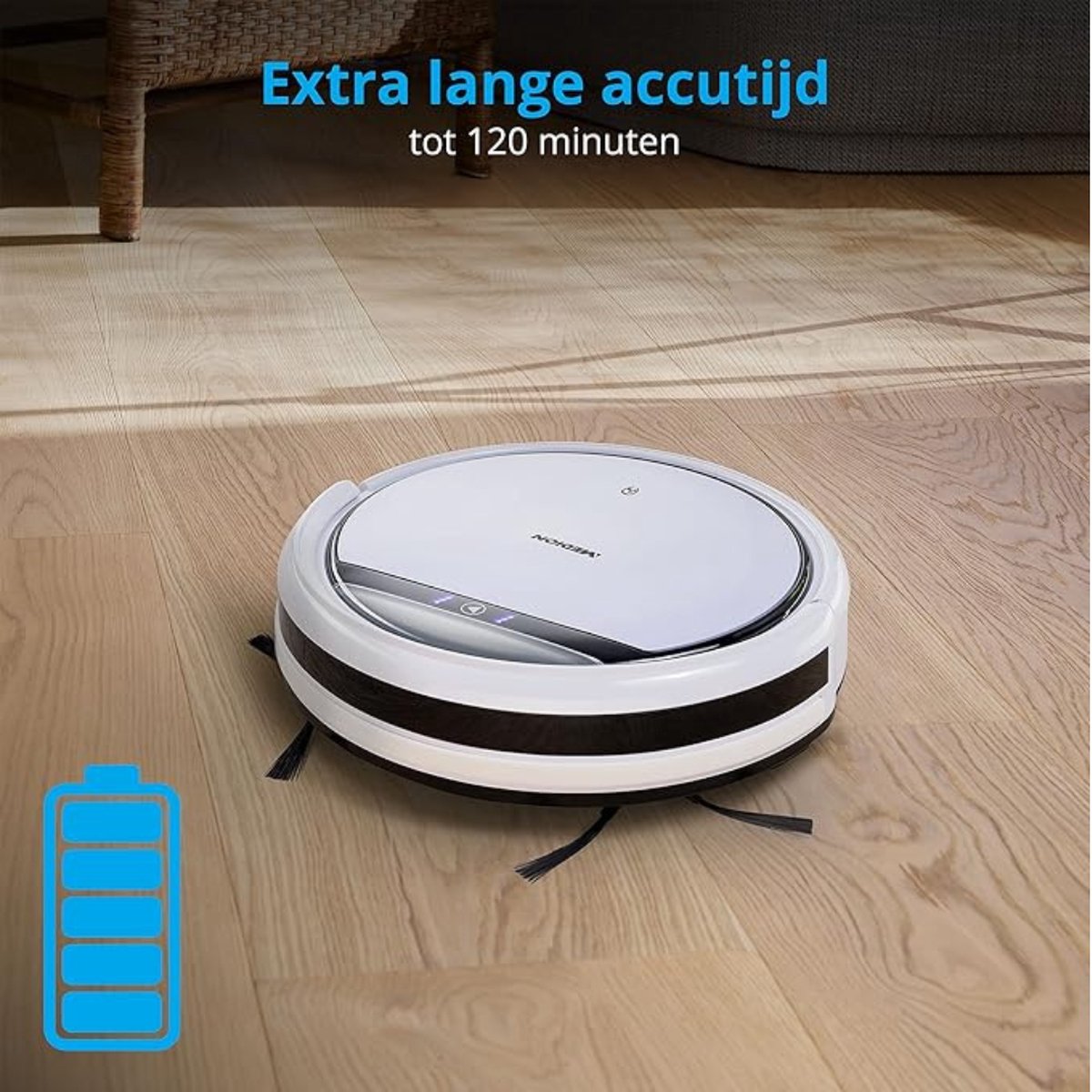 Luxe Robotstofzuiger Met Dweilfunctie Wit