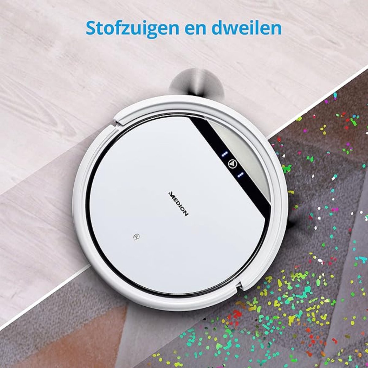 Luxe Robotstofzuiger Met Dweilfunctie Wit