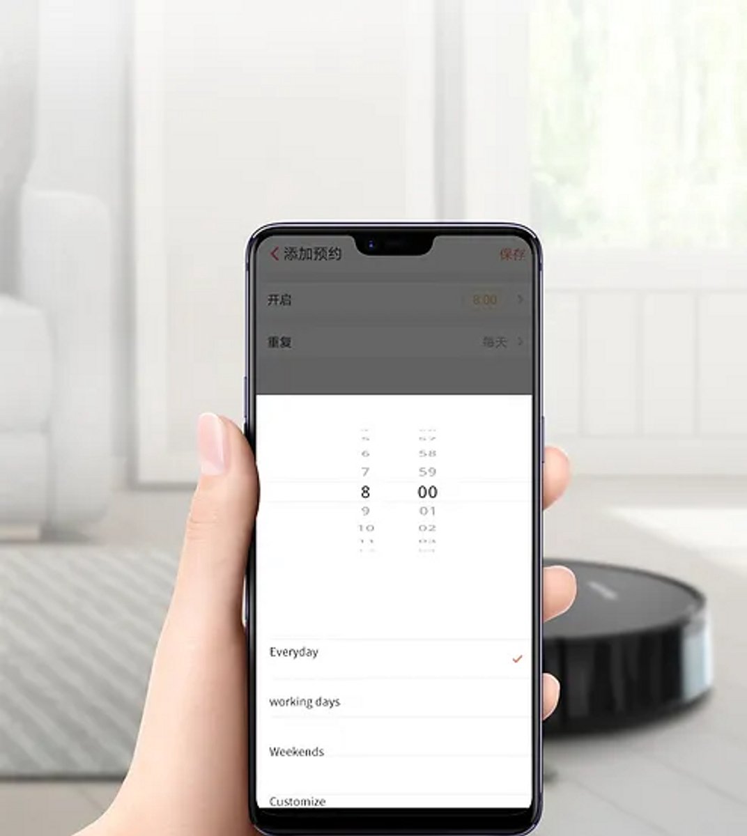 Mamibot EXVAC680S Smarteye robotstofzuiger wit