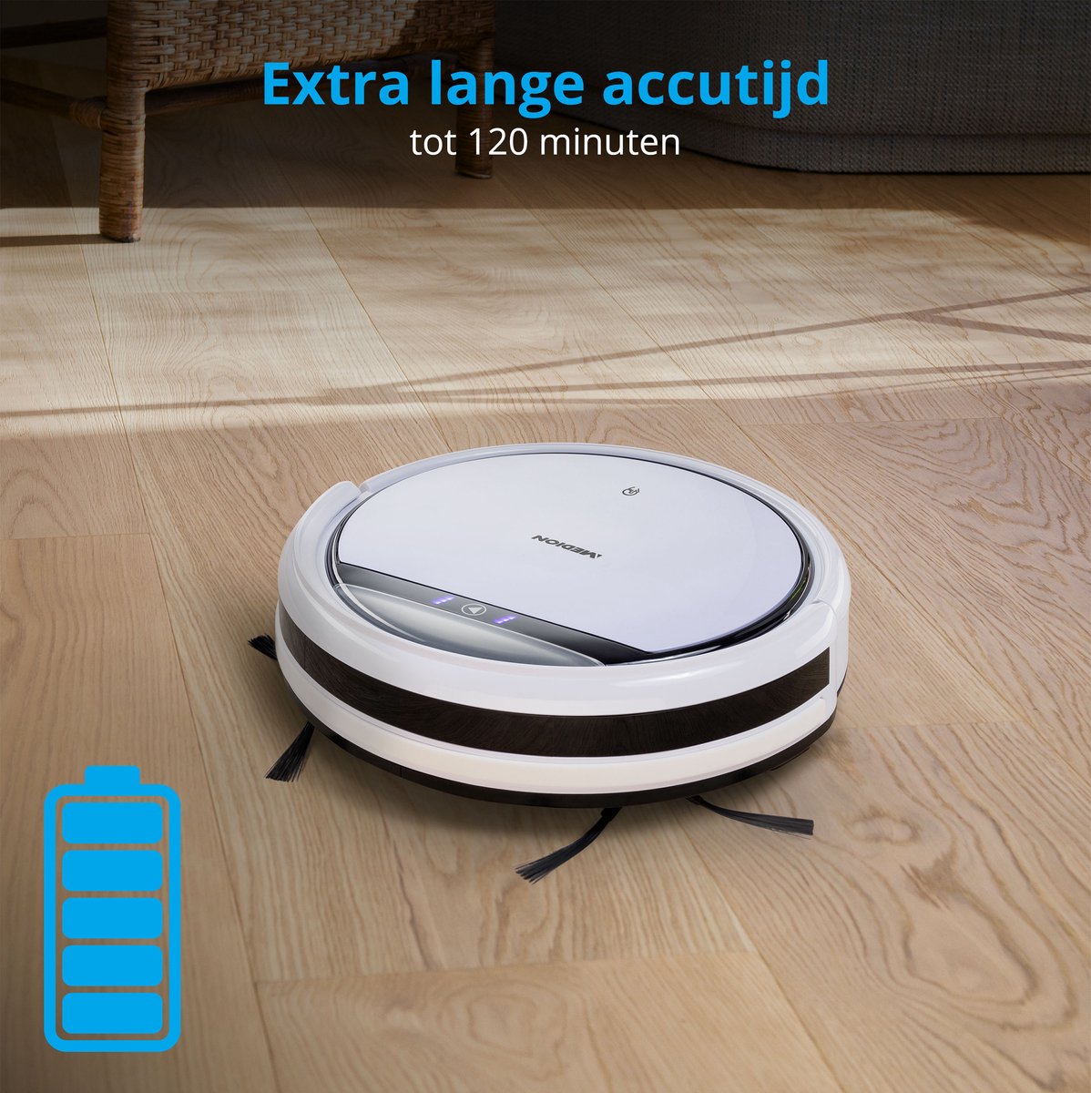 MEDION E32 SW robotstofzuiger met dweilfunctie