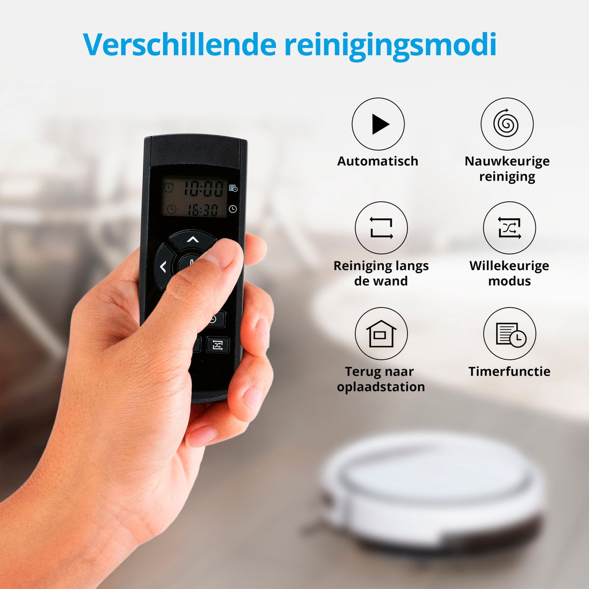 MEDION E32 SW robotstofzuiger met dweilfunctie