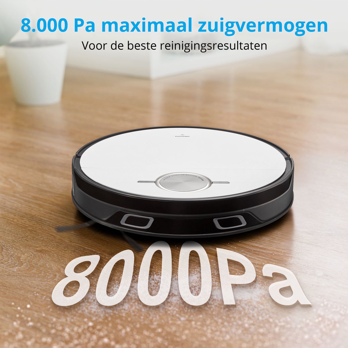 MEDION Robotstofzuiger X50 SW met zuigstation en veegfunctie