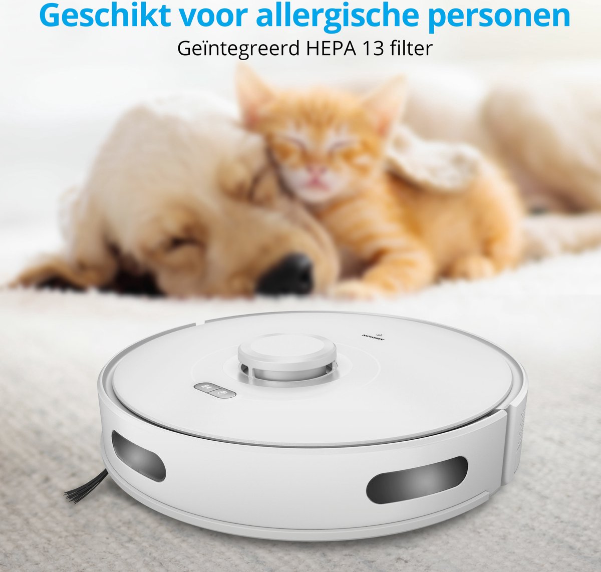 MEDION X10 SW Robotstofzuiger met Lasernavigatie
