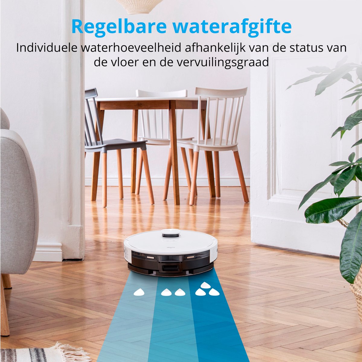 MEDION X20 SW+ robotstofzuiger met zuigstation en dweilfunctie